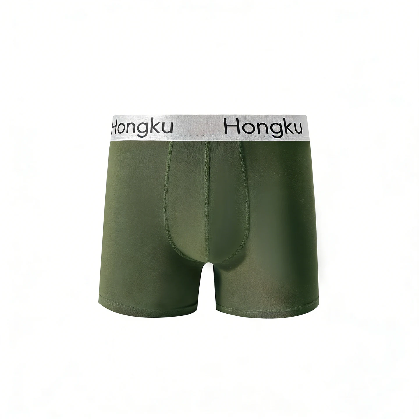 Men’s Army Green Boxer Briefs | Wholesale Cotton Underwear - Image 3