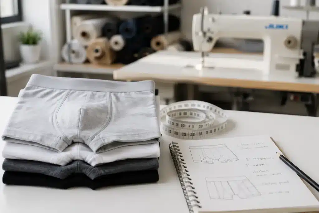 Low MOQ Underwear Manufacturing for Small Batch Boxer Briefs