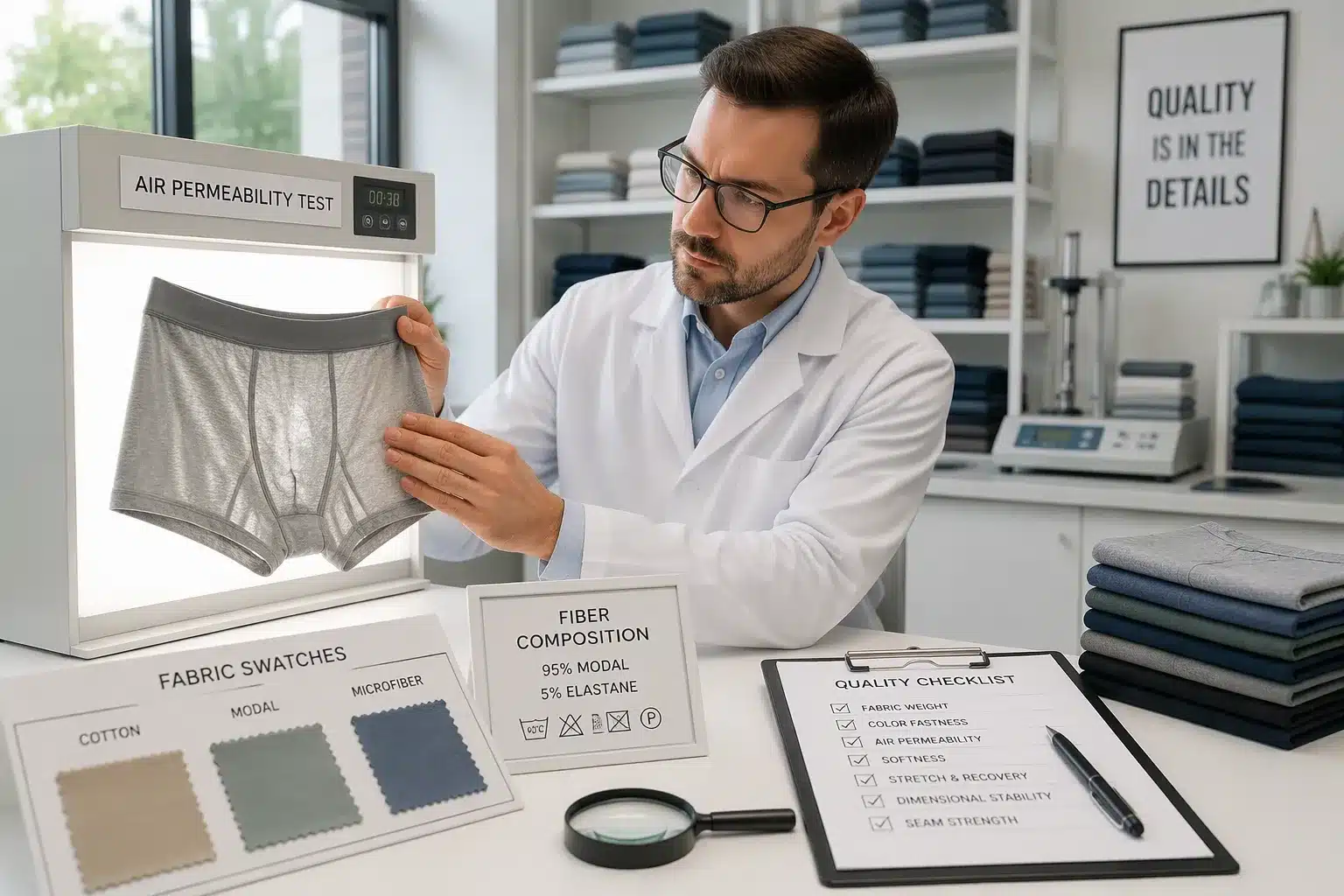 Schritt 1: Materialprüfung