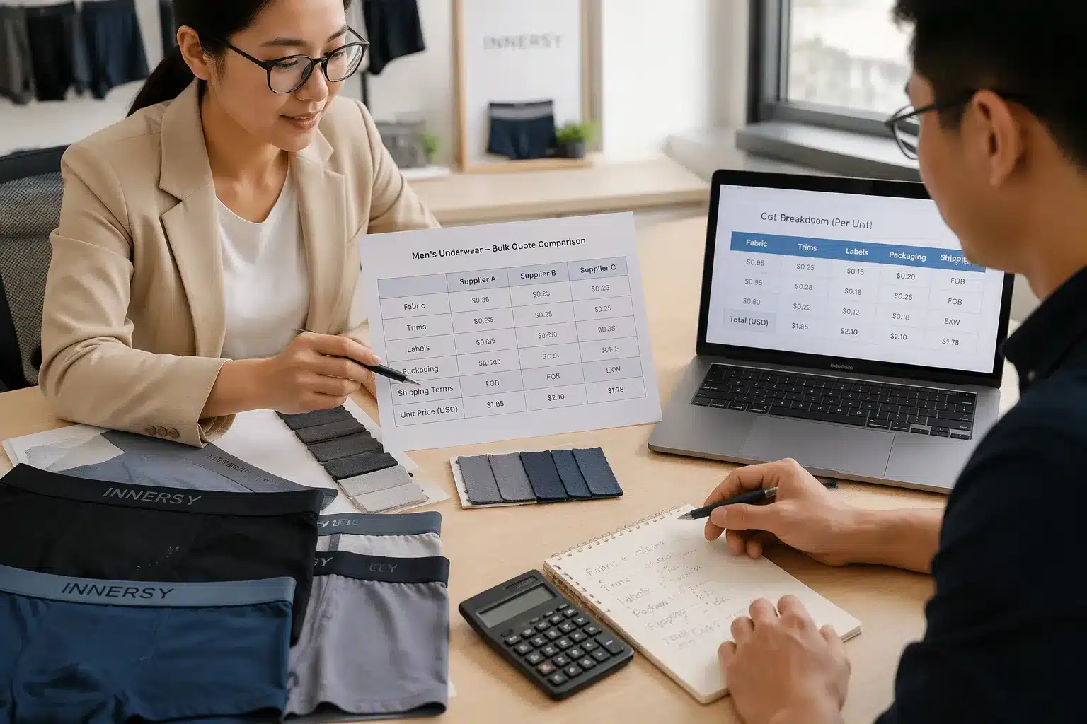 Pricing Comparison Across Suppliers