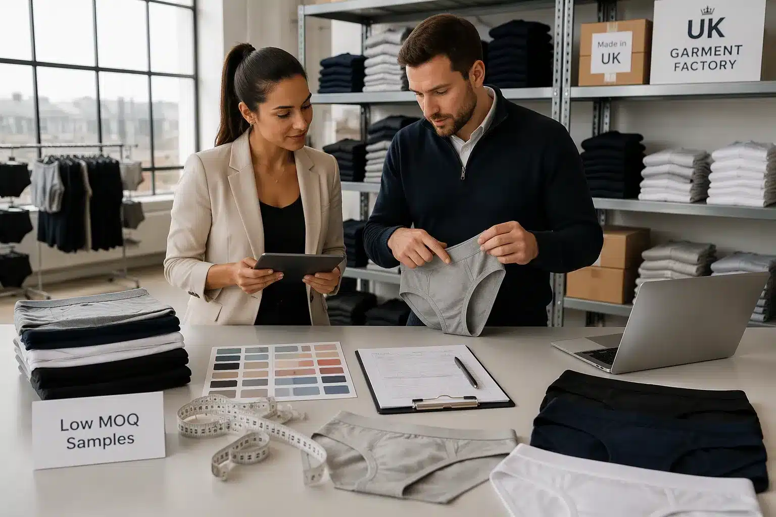 How to Choose a Low-MOQ Underwear Manufacturer in the UK for Your Brand