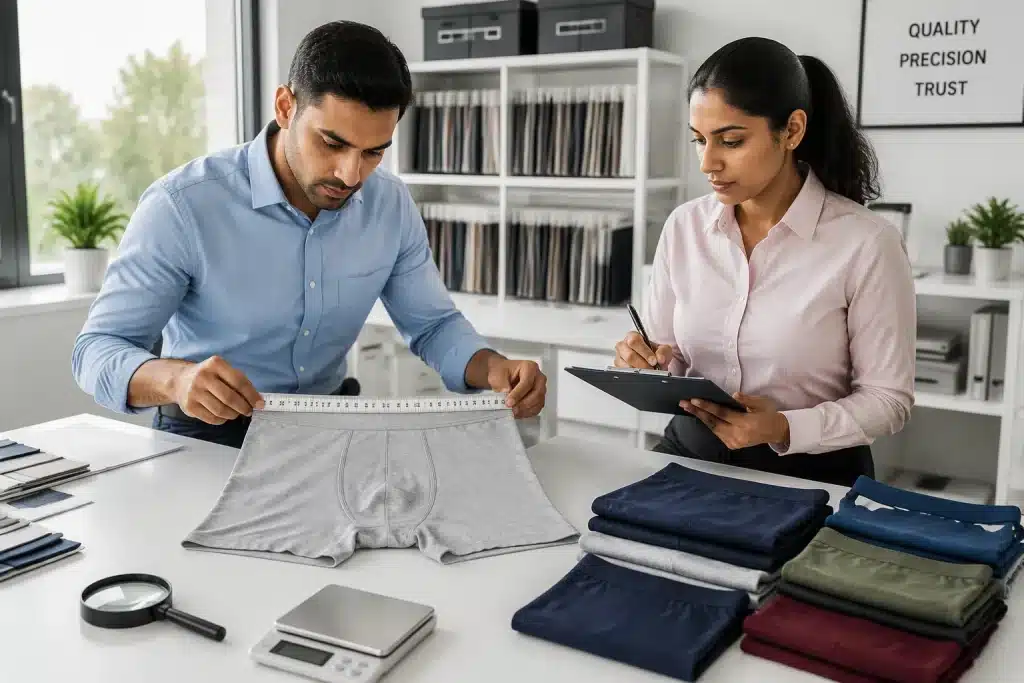 Fabricant OEM de boxers homme en Chine : guide pour marques françaises (MOQ et contrôle qualité)