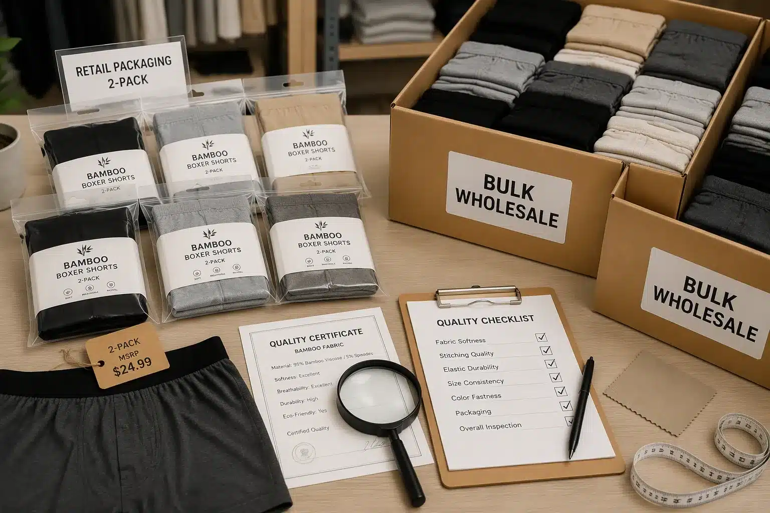 Vergelijkend overzicht van bamboe boxershorts groothandel